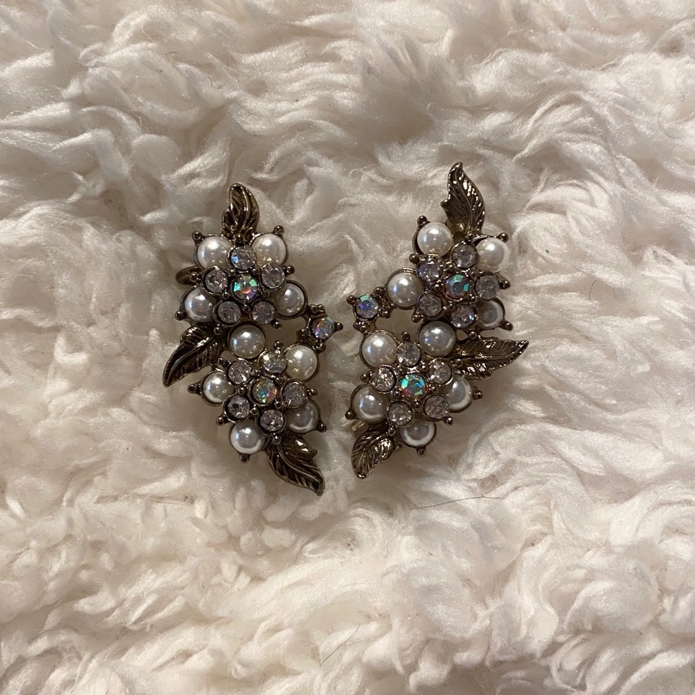 Pearl and Gemstone Ear Cuffs